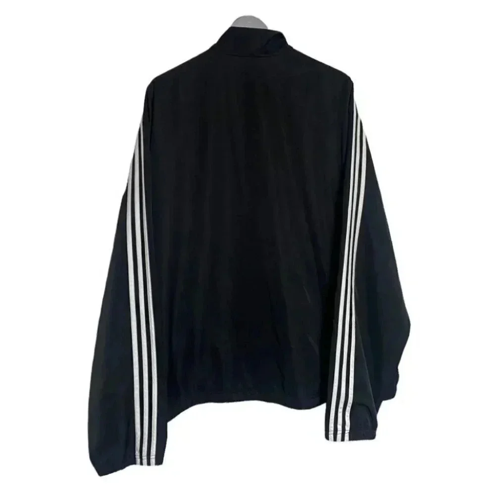 Adidas NY Mets Track Jacket 2XL Black MLB Climalite Full‎ Zip 3-Stripes Mens